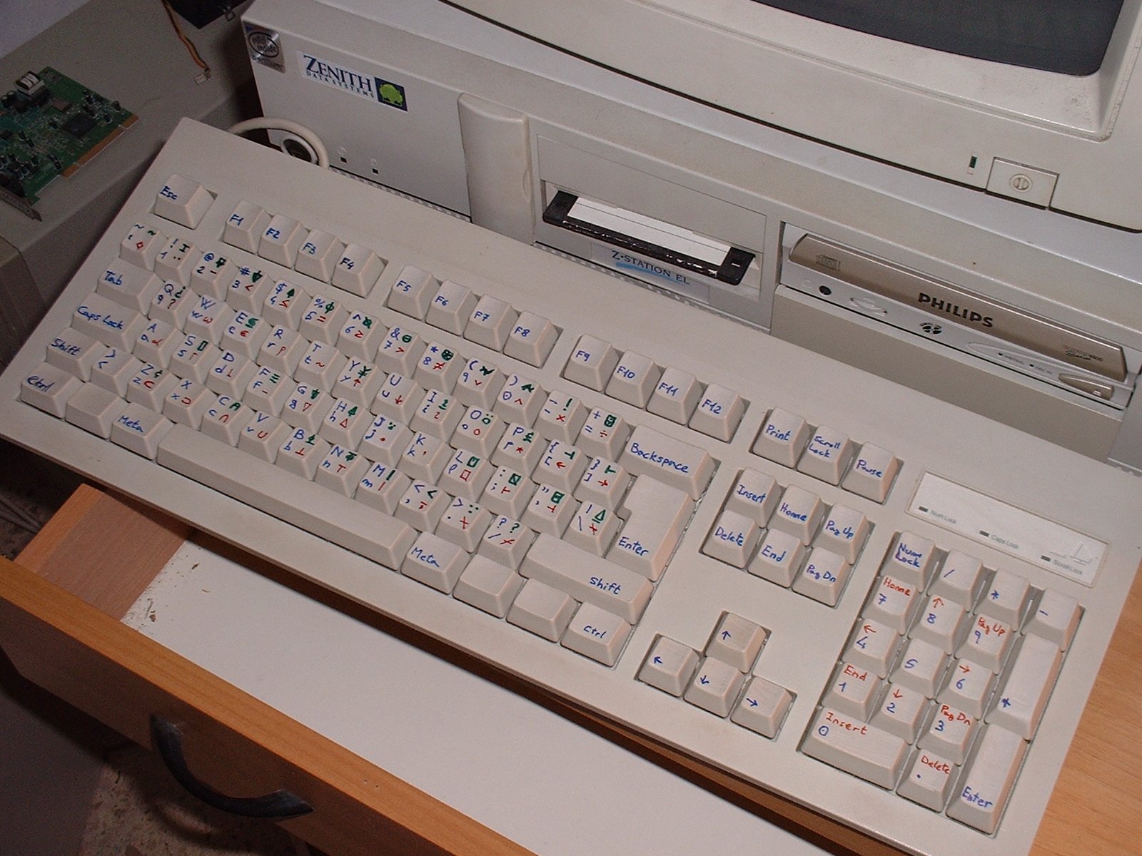 My hand-made APL keyboard from 2006, image 2 of 5