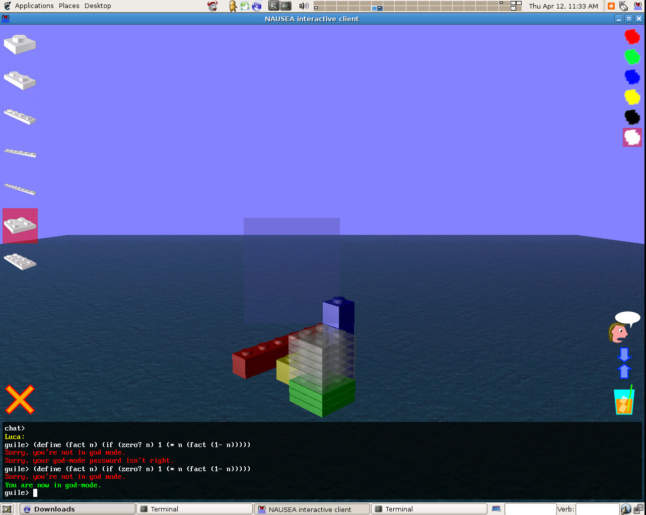Screenshots from the NAUSEA Project, image 2 of 3